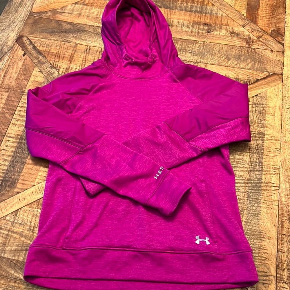 Under Armour Youth girls XL 14 16 pink hoodie